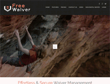 Tablet Screenshot of freewaiver.com